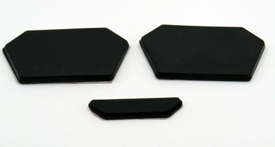 3x Gummi-Fuß, original für Logitech G910 Gaming Tastatur. Set m. 2 Größen
