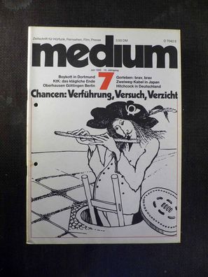 Medium - Zeitschrift für Fernsehen, Film - 7/1980 - Verführung Versuch Verzicht