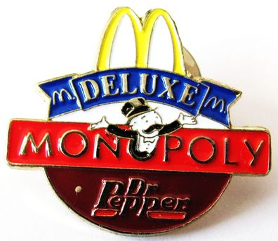 Mc Donald´s - Dr. Pepper - Monopoly - Pin 25 x 23 mm