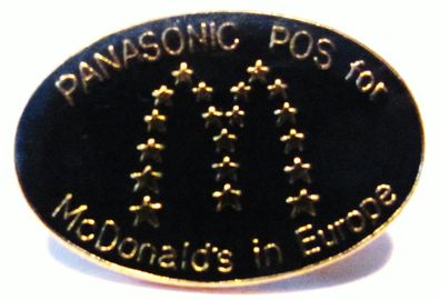 Mc Donald´s - Panasonic POS for ..... in Europe - Pin 26 x 17 mm