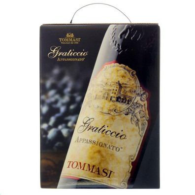 Tommasi Graticcio Appassionato Vino Italien Rotwein Trocken 13% vol 300cl BiB