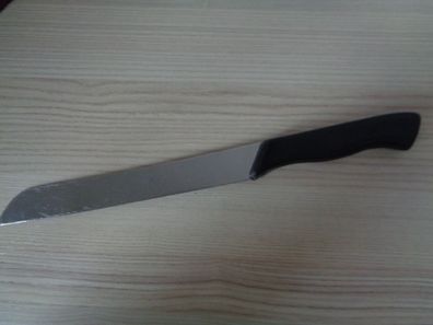 Küchenmesser mit schwarzen Kunststoffgriff -DDR