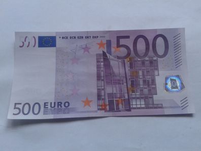 Original 500 euro Banknote Geldschein Trichet seltene N Serie 500 euro Schein 500€