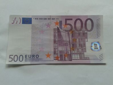 Original 500 euro Banknote Geldschein Trichet seltene N.. Serie 500 euro Schein 500€
