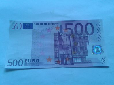 500€ Original 500 euro Banknote Geldschein Trichet seltene N.. Serie 500 euro Schein