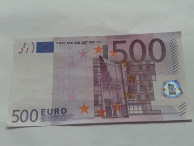 500€ Schein 500 euro Banknote Geldschein Trichet seltene N.. Serie 500 euro Schein