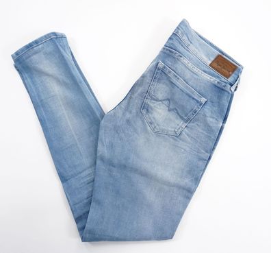 Pepe Pixie Damen Jeans W25 L26 25/26 blau hellblau Skinny used Stretch F1723