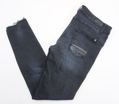 Pierre Cardin Diamond Damen Jeans W31 L30 31/30 schwarz dunkelgrau used F1762