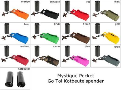 Mystique Pocket Go Toi + 1 Rolle Kotbeutel (20 Stk)