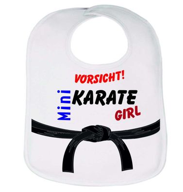 Lätzchen Mini Karate Girl