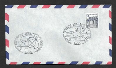 Umschlag BRD Briefmarken Sonderschau Antarktis und Philatelie II PF V