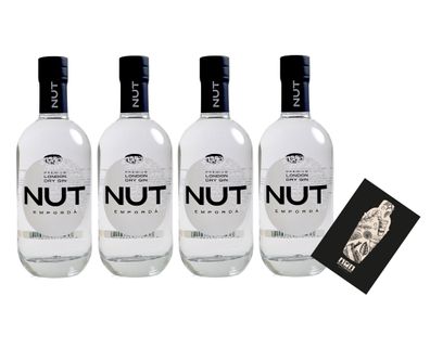 NUT 4er Set Emporda London Dry Gin 4x 0,7L (45% Vol) 13 Botanicals NUT Distille