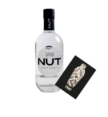 NUT Emporda London Dry Gin 0,7L (45% Vol) 13 Botanicals NUT Distillery- [Enthäl