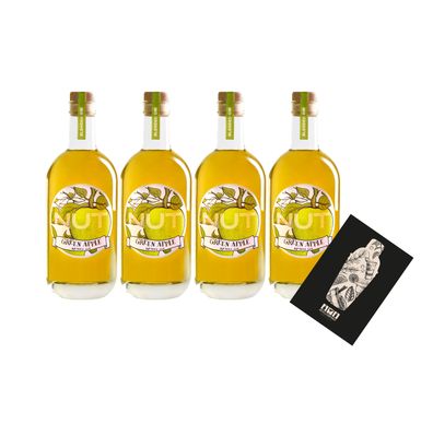 NUT 4er Set Blended Gin Green Apple 4x 0,7L (40% Vol) Grüner Apfel Gin NUT Dist