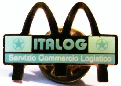 Mc Donald´s - Italog - Servizio Commercio Logistico - Pin 24 x 16 mm