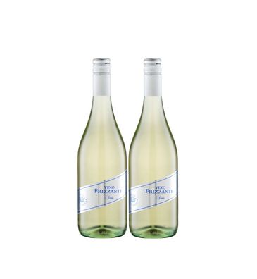 Vino Frizzante Secco 2er Set Ducca Della Rocca je 0,75L (10,5% Vol) trocken Ita