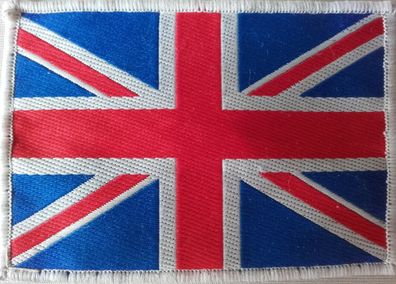 Union Jack UK Britische Flagge gewebter Aufnäher woven Patch 100% offizielles Merch