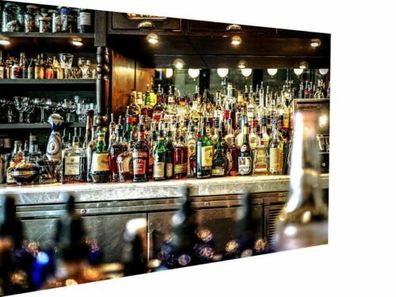 Leinwand Bar Barkeeper Restarant Party Alkohol Bilder - Hochwertiger Kunstdruck