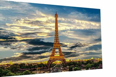 Stadt Reisen Travel Paris Eifelturm Frankreich Bilder- Hochwertiger Kunstdruck