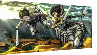 Leinwand Bilder Wandbilder AoT Attack on Titan Anime - Hochwertiger Kunstdruck