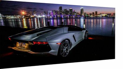 Leinwand Bilder Sportwagen Autos Lamborghini - Hochwertiger Kunstdruck (Gr. Mittel)