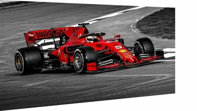 Leinwand Bilder Formel 1 Autos Motorsport F1 Ferrari - Hochwertiger Kunstdruck