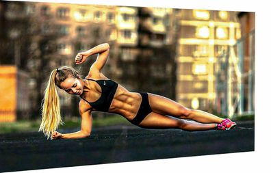 Leinwand Bilder Wandbilder Sport Fitness Motivation - Hochwertiger Kunstdruck