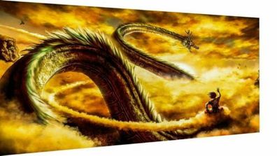 Leinwand Bilder Wandbilder Dragon Ball DBZ Son Goku - Hochwertiger Kunstdruck
