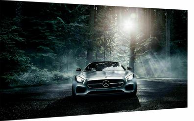 Leinwand Bilder Wandbilder Autos Sportwagen Mercedes - Hochwertiger Kunstdruck