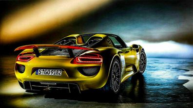 Leinwand Bilder Wandbilder Autos Sportwagen Porsche- Hochwertiger Kunstdruck