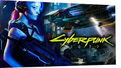 Leinwand Bilder Cyperpunk Games Spiele Wandbilder - Hochwertiger Kunstdruck