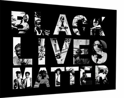 Leinwand Bilder Black Lives Matter Politik Wandbilder - Hochwertiger Kunstdruck