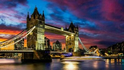 Leinwand London Tower Bridge England Wandbilder - Hochwertiger Kunstdruck XXL