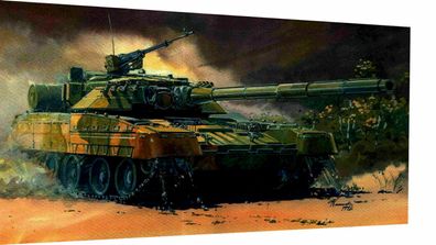 Leinwand Army Panzer Militär Bilder Wandbilder - Hochwertiger Kunstdruck XXL