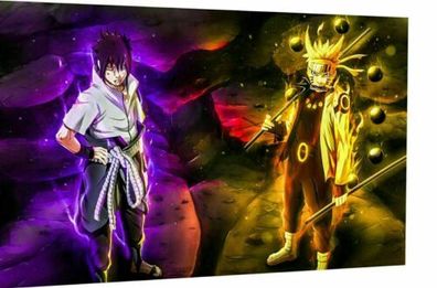 Leinwand Naruto Sasuke Anime Bilder Wandbilder - Hochwertiger Kunstdruck