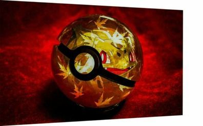 Leinwand Pokemon Pokeball Bilder Wandbilder - Hochwertiger Kunstdruck XXL