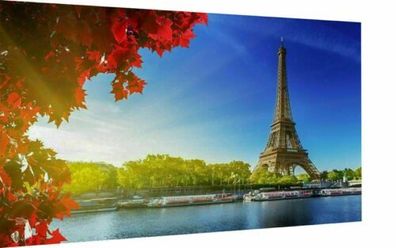 Leinwand Frankreich Paris Städte Bilder Wandbilder - Hochwertiger Kunstdruck XXL