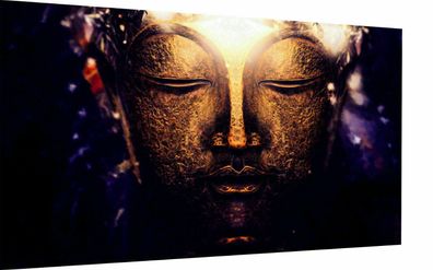 Leinwand Buddha Vlies Bilder Wandbilder -Hochwertiger Kunstdruck XXL (Gr. Mittel)