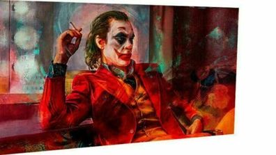 Leinwand Joker Abstrakt Bilder Wandbilder - Hochwertiger Kunstdruck XXL (Gr. Mittel)