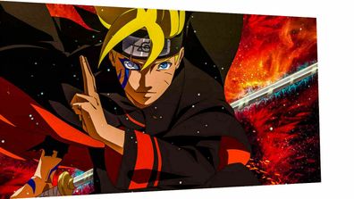 Naruto Anime Boruto Leinwand Bilder Wandbilder - Hochwertiger Kunstdruck (Gr. Mittel)