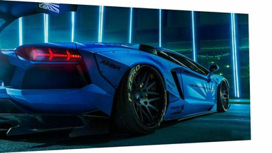 Sportwagen Autos Lamborghini Leinwandbilder Wandbilder - Hochwertiger Kunstdruck