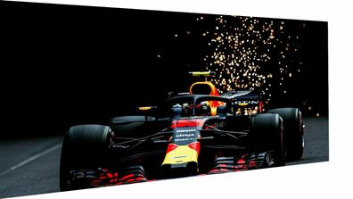 Leinwand Autos F1 Red Bull Formel1 Bilder Wandbilder - Hochwertiger Kunstdruck