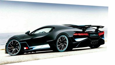 Leinwand Autos Bugatti Divo Bilder Wandbilder - Hochwertiger Kunstdruck (Gr. Mittel)