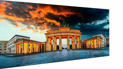 Leinwand Städte Berlin Brandenburger Tor Wandbilder - Hochwertiger Kunstdruck