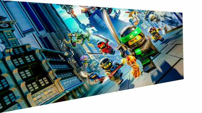 Leinwand The LEGO Ninjago Movie Video Game Wandbilder-Hochwertiger Kunstdruck