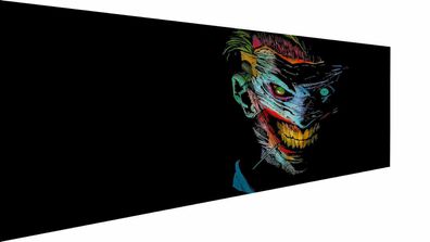 Leinwand Bilder Abstrakt Joker Lächeln Wandbilder - Hochwertiger Kunstdruck