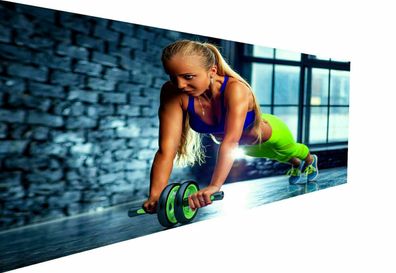 Leinwand Sport Fitness AB Roller Bilder Wandbilder -Hochwertiger Kunstdruck