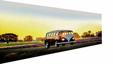 Leinwand VW-Bus Bulli Bilder Wandbilder - Hochwertiger Kunstdruck (Gr. Mittel)