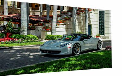 Leinwand Ferrari Luxus Autos Bilder Wandbilder - Hochwertiger Kunstdruck (Gr. Mittel)