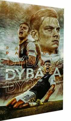 Leinwand Fußball Juve Dybala Bilder Wandbilder - Hochwertiger Kunstdruck (Gr. Mittel)